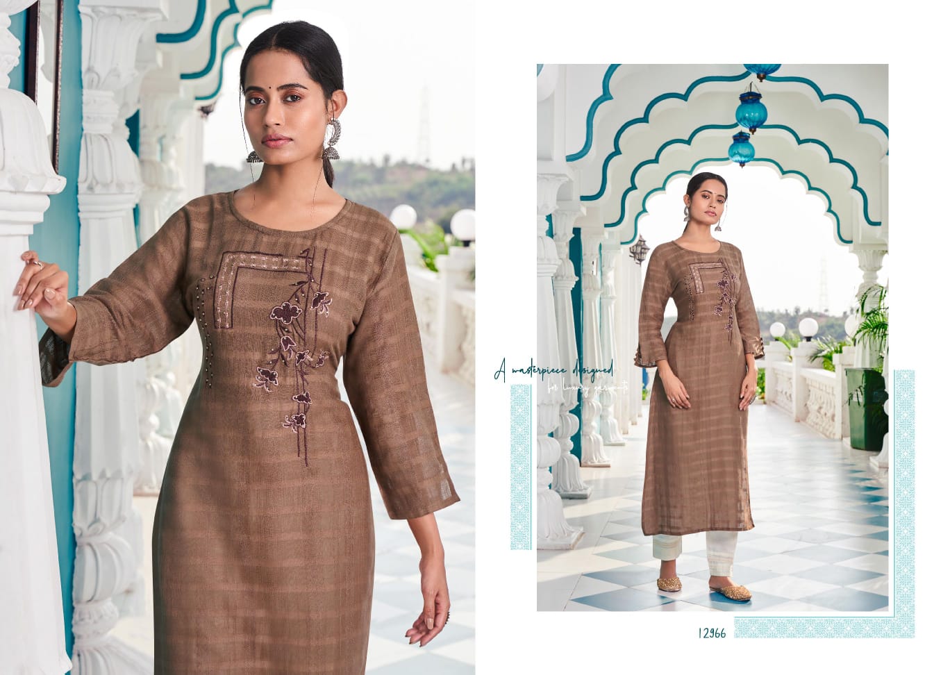 kalaroop by kajree beetle rayon innovative look kurti catalog