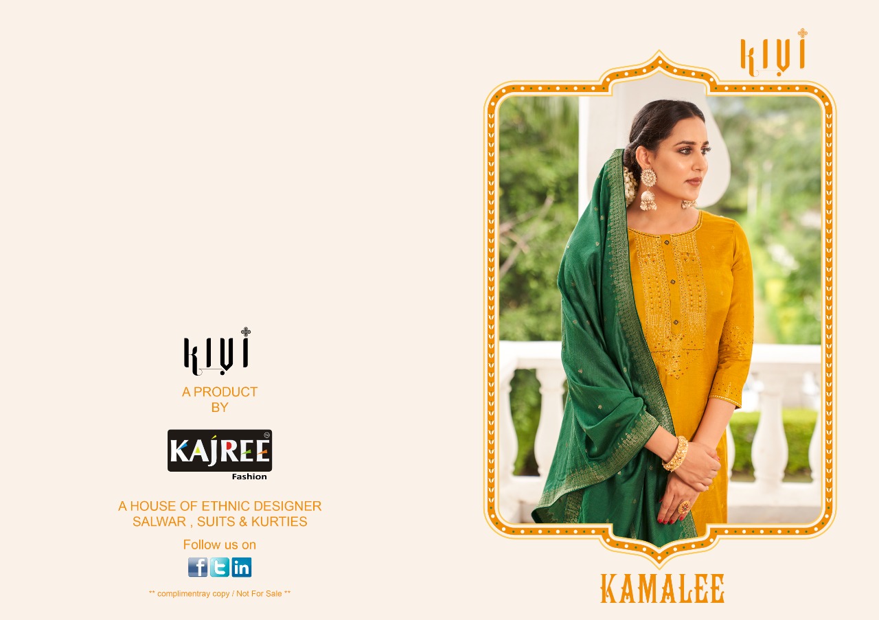 kalaroop by kajree kamlee Pure Fancy Jacquard catchy look kurti Bottom with dupatta catalog