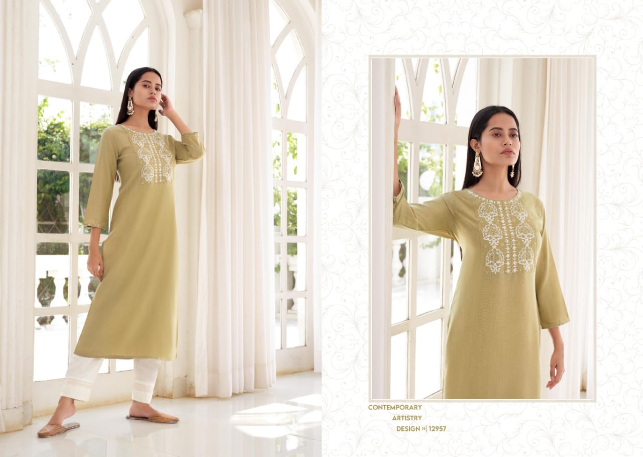 kalaroop by kajree seagull rayon astonishing kurti catalog