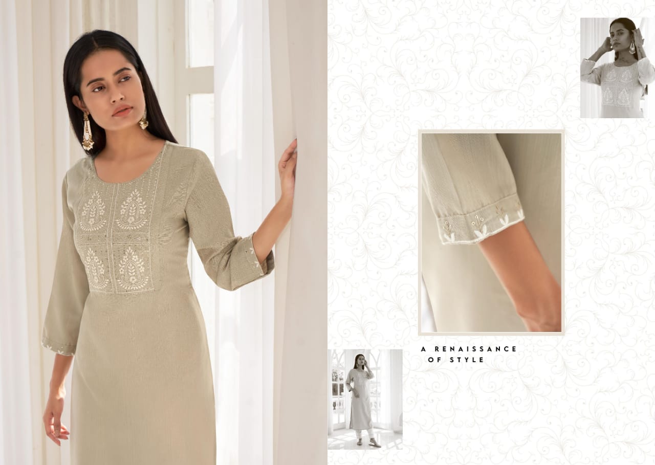 kalaroop by kajree seagull rayon astonishing kurti catalog