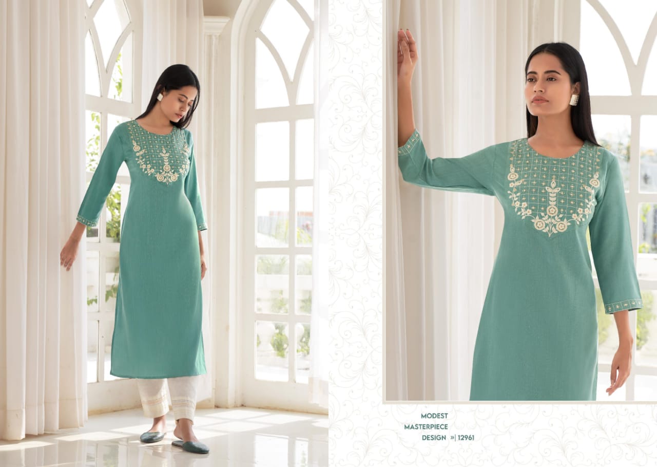 kalaroop by kajree seagull rayon astonishing kurti catalog