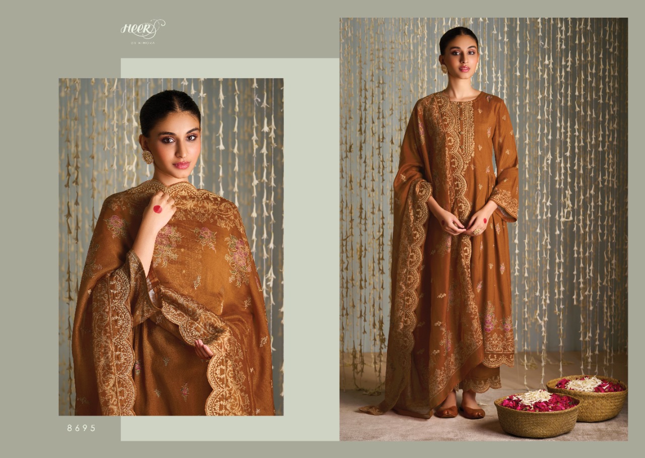 kimora dori 2 pure classic silk innovative look salwar suit catalog