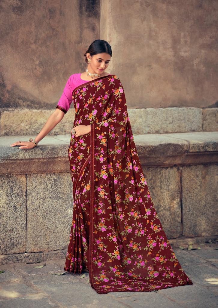 lt kashvi creation diya Soft Heavy Micro innovative print saree catalog