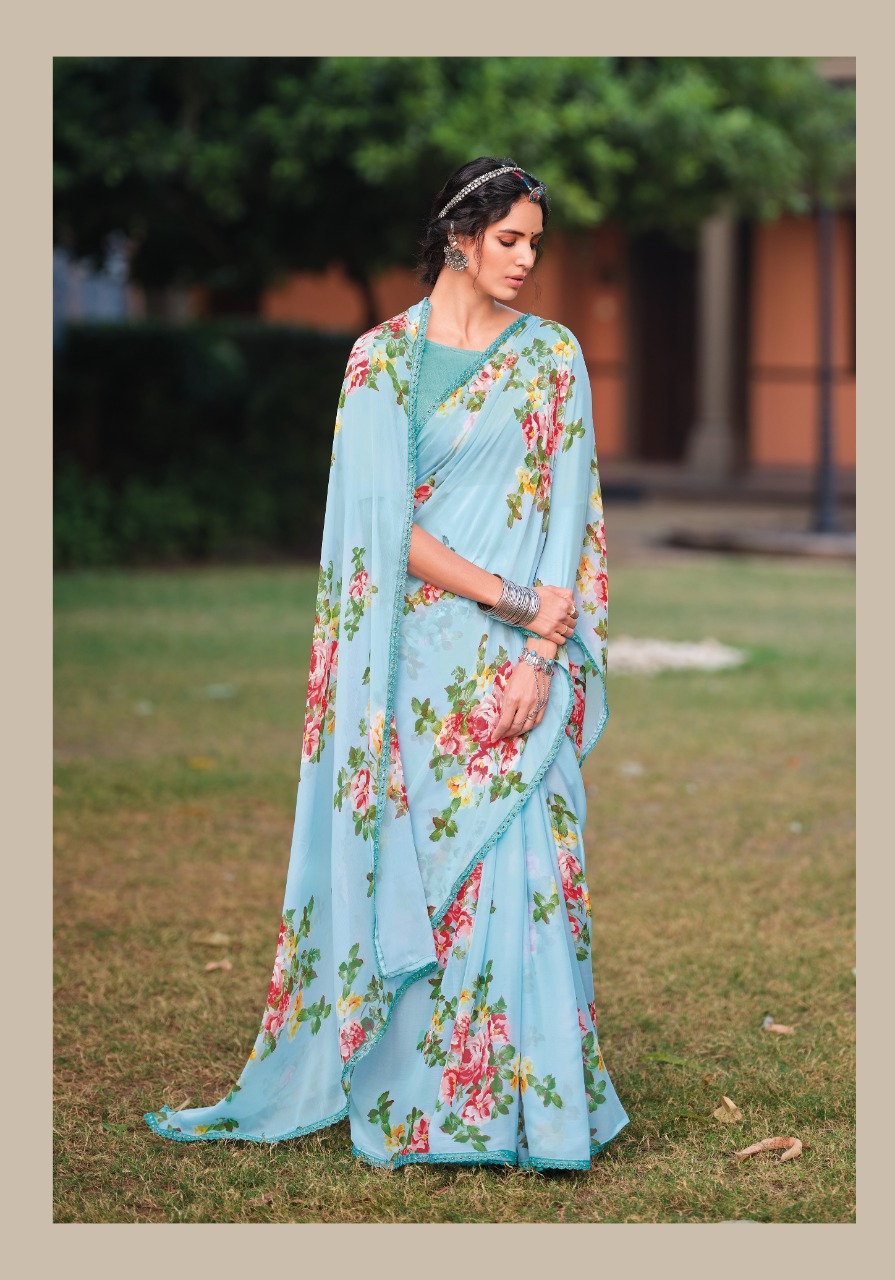 lt kashvi creation olivia vol 2 chiffon beautifull print saree catalog