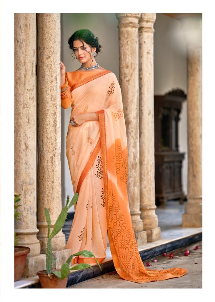 lt kashvi creation simaya chiffon beautifull print saree catalog