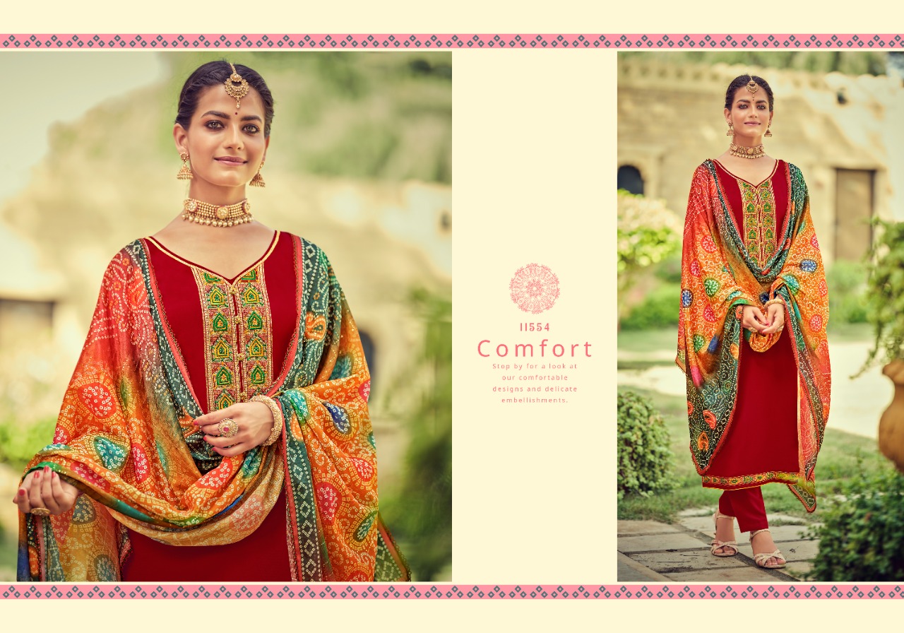 panch ratna sangeet Pure Natural Crepe elegant salwar suit catalog