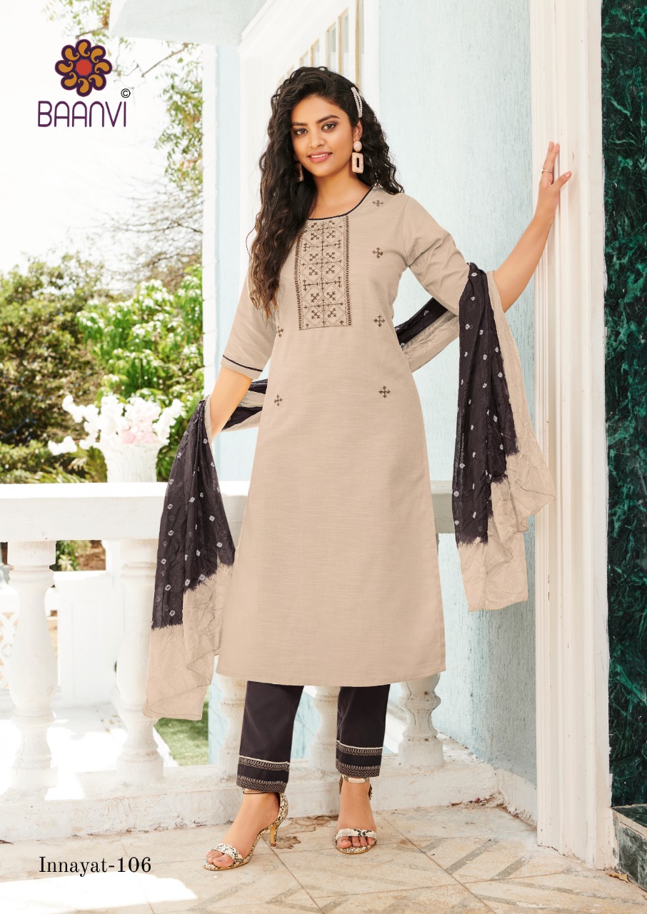 r studio Baanvi innayat regal look catchy look kurti with pant and dupatta catalog