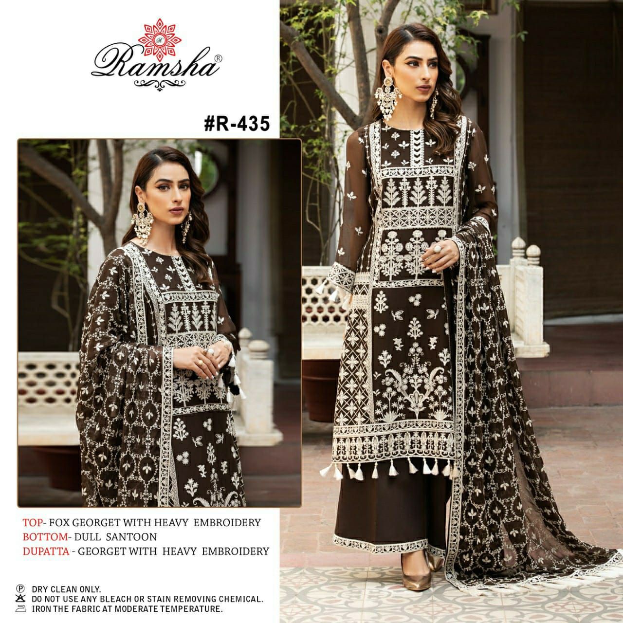 ramsha ramsha r 435 georgette innovative look salwar suit single