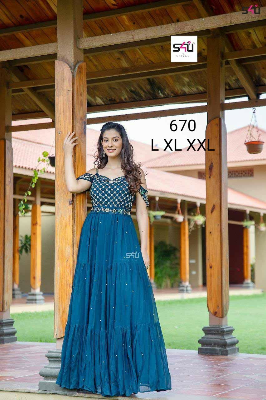 s4u s4u 670 fancy elegant indo western size set