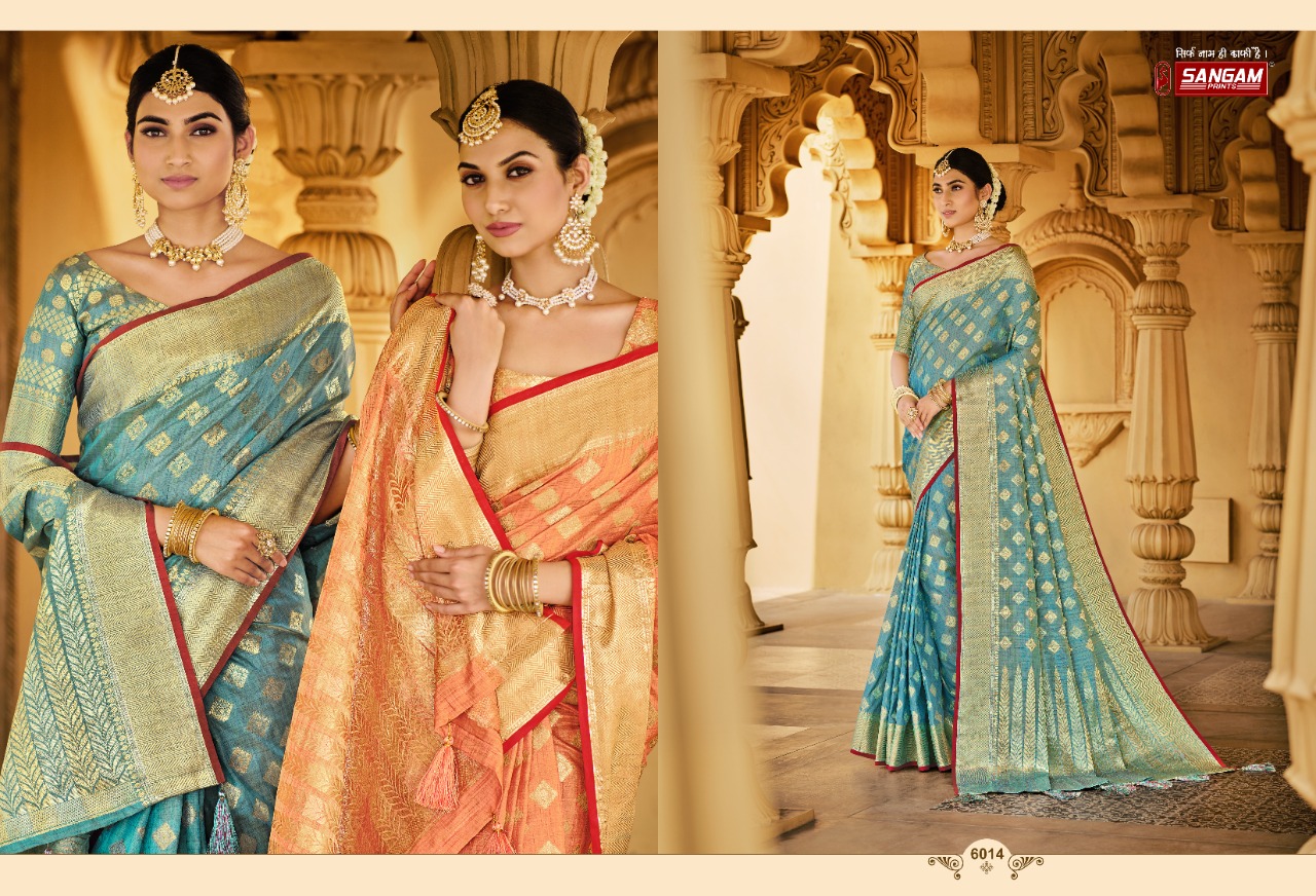 sangam print nykaa silk cotton astonishing print saree catalog