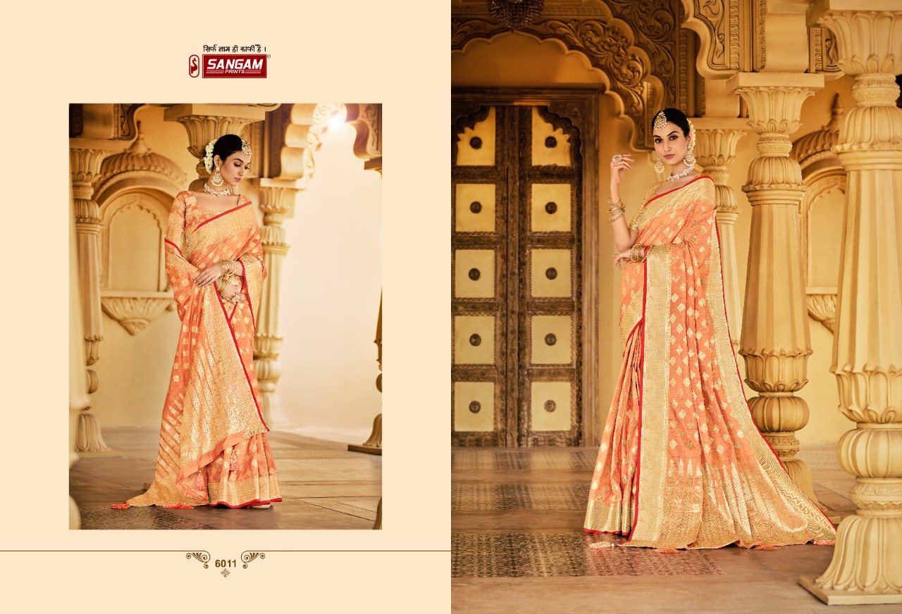 sangam print nykaa silk cotton astonishing print saree catalog