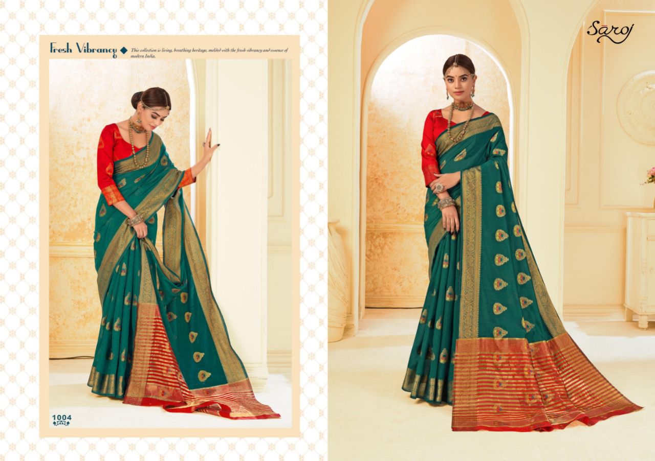 saroj saree deepika cotton astonishing saree catalog