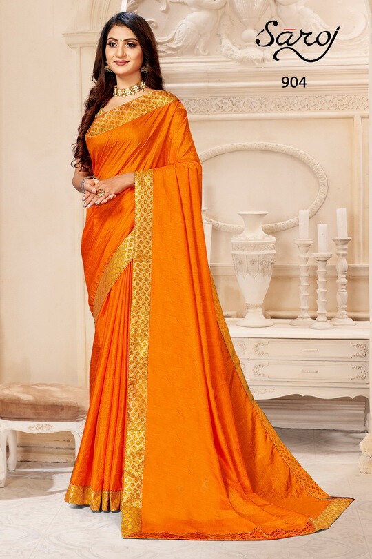 saroj saree kalpana vichitra silk gorgeous look saree catalog