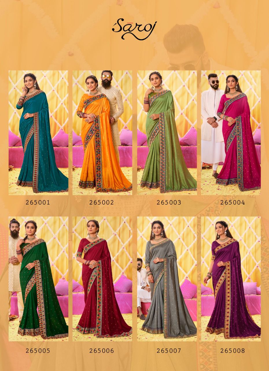 saroj saree nakshikaa silk festive look saree catalog