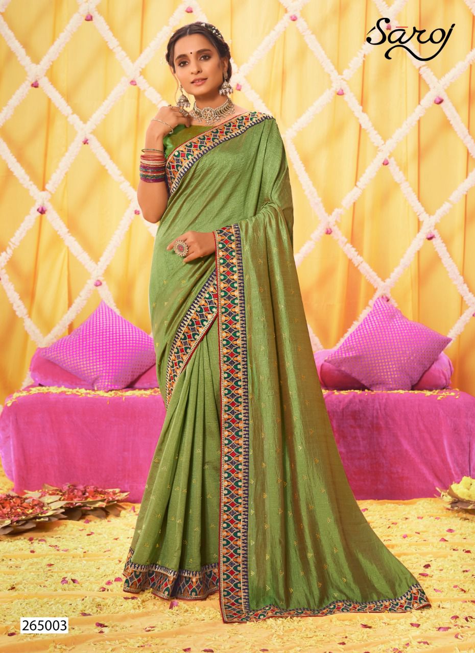 saroj saree nakshikaa silk festive look saree catalog