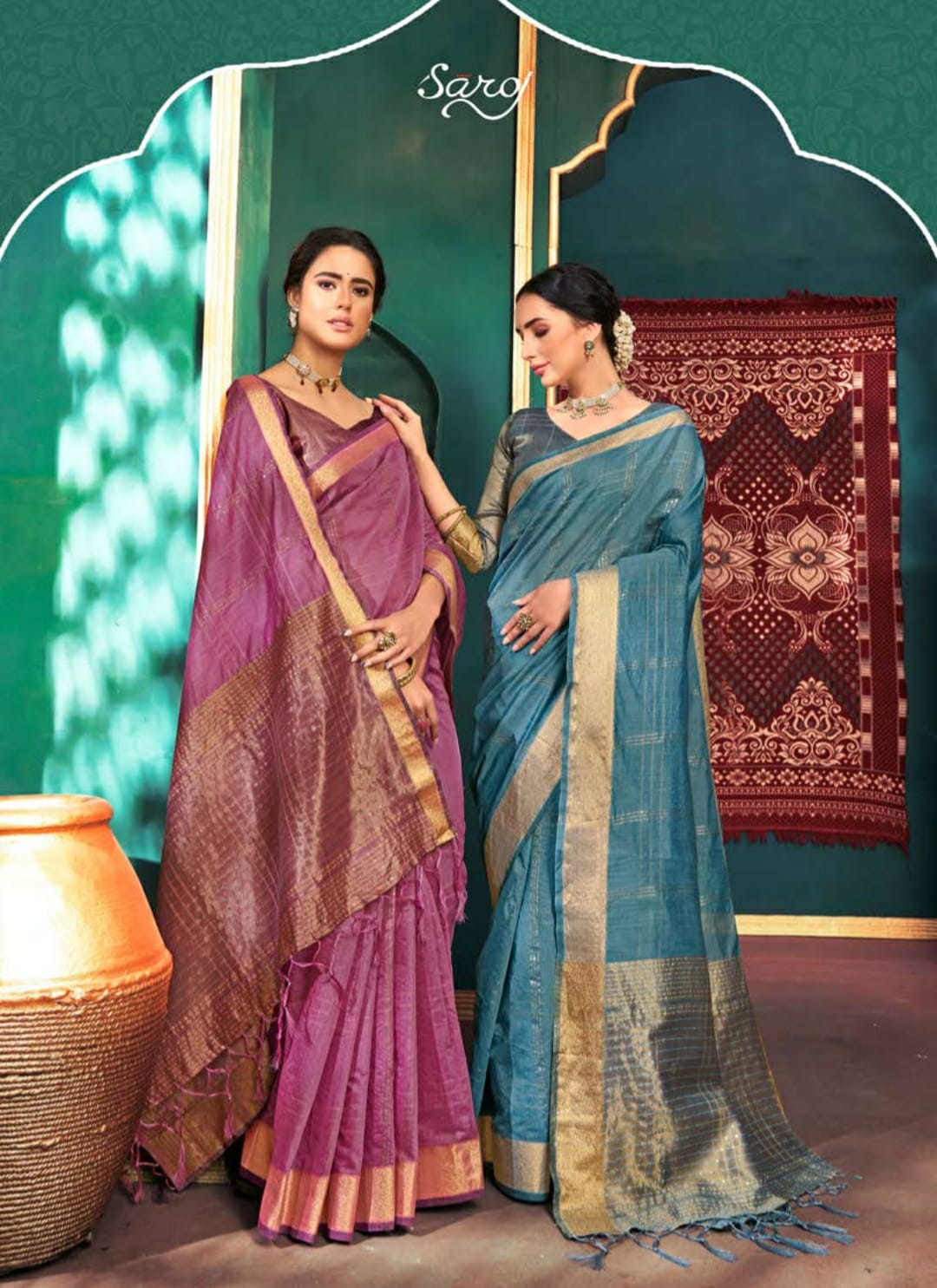 saroj saree ridhi cotton gorgeous look saree catalog