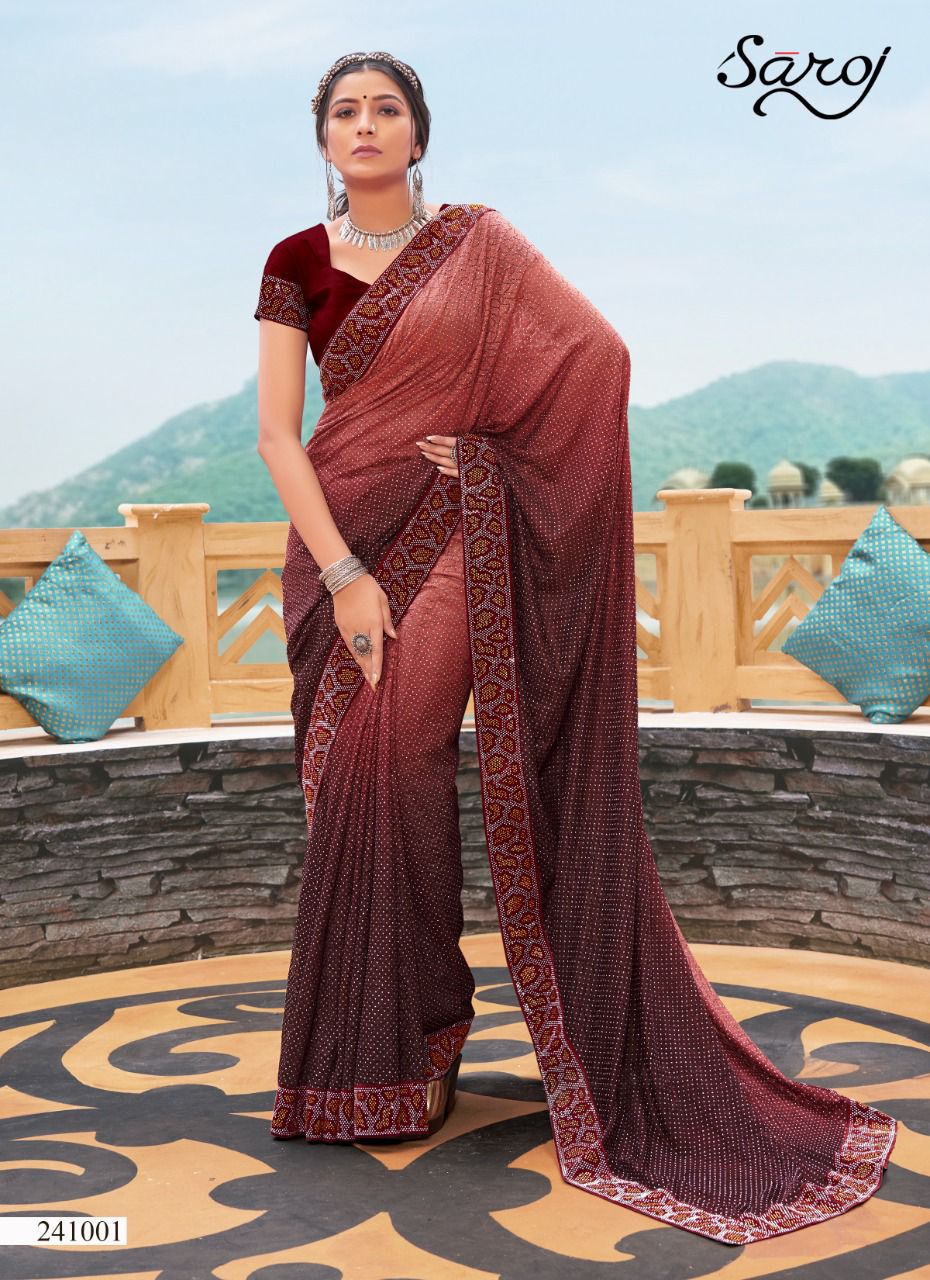 saroj saree sayraa rasal net gorgeous look saree catalog