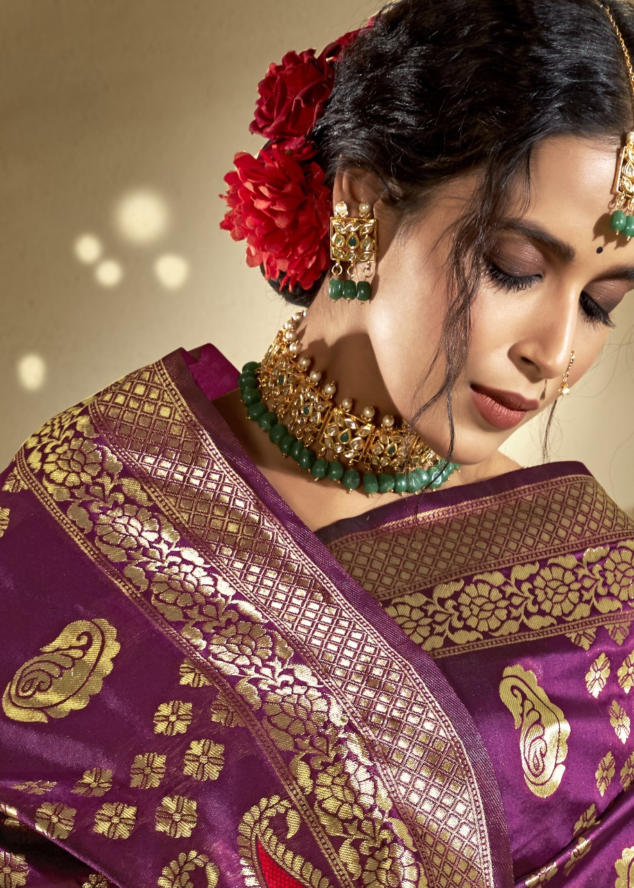 shakunt dhanvarsha art silk elegant look saree catalog