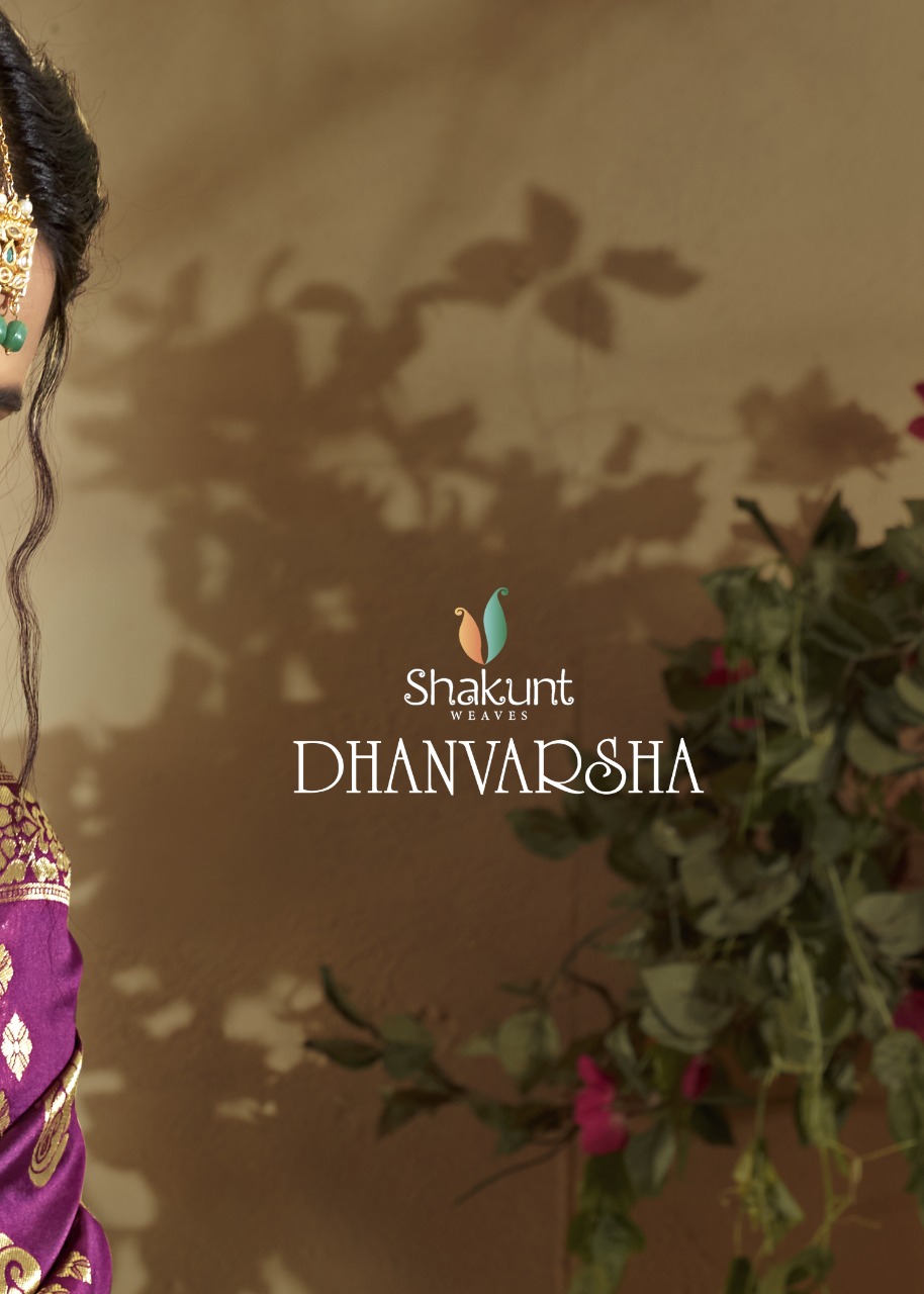 shakunt dhanvarsha art silk elegant look saree catalog