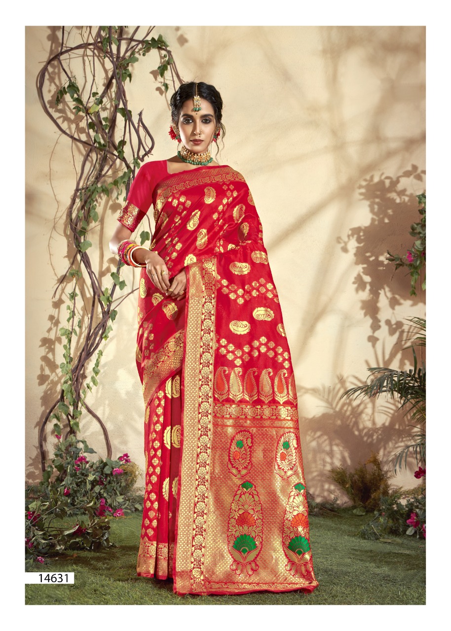 shakunt dhanvarsha art silk elegant look saree catalog