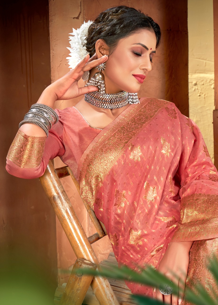 shakunt pranjana cotton regal look saree catalog