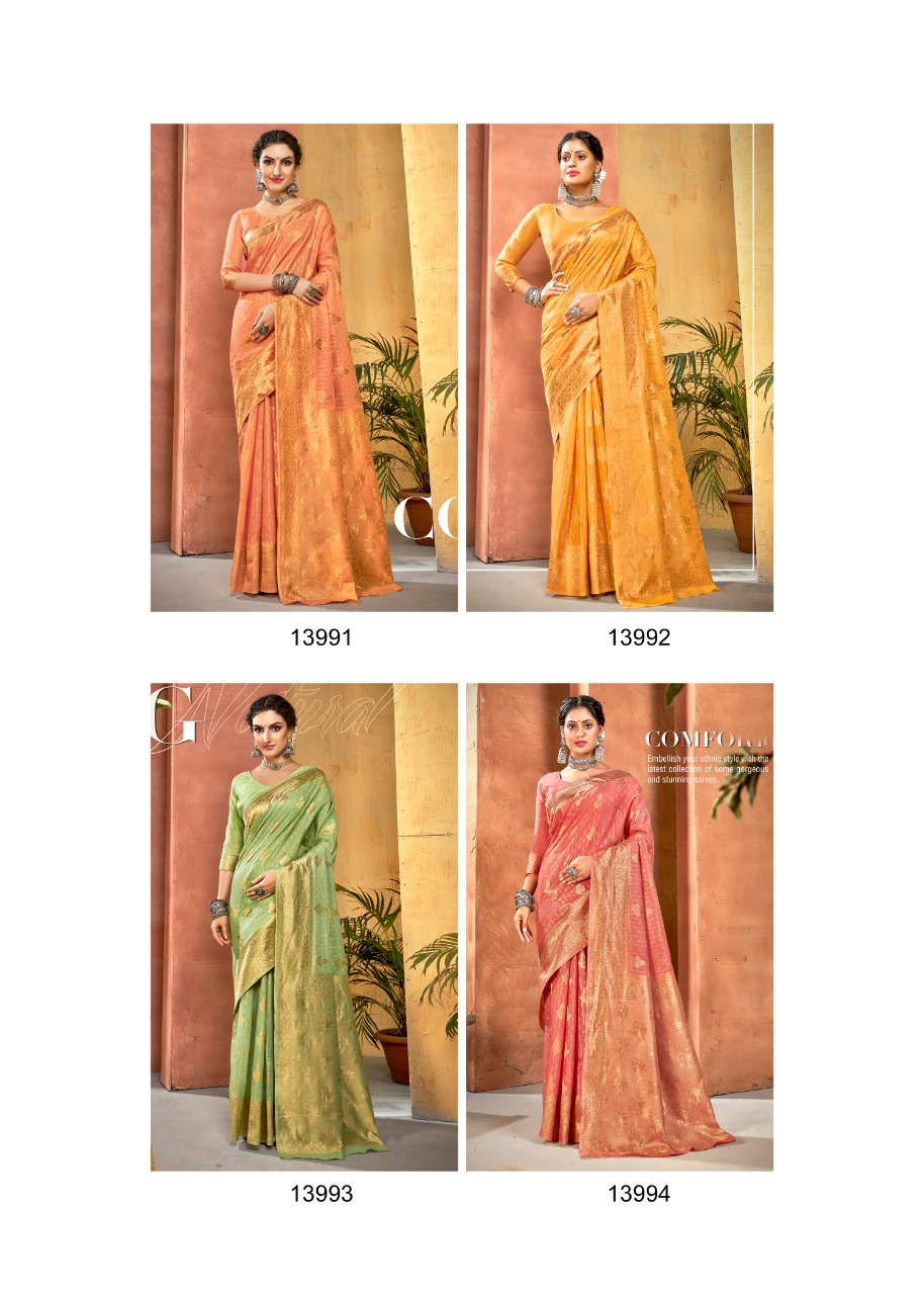 shakunt pranjana cotton regal look saree catalog