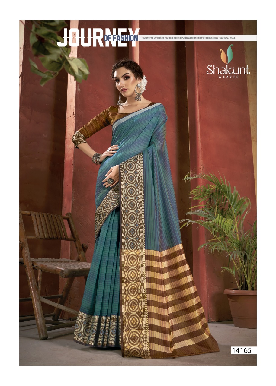 shakunt udaymati cotton regal look saree catalog