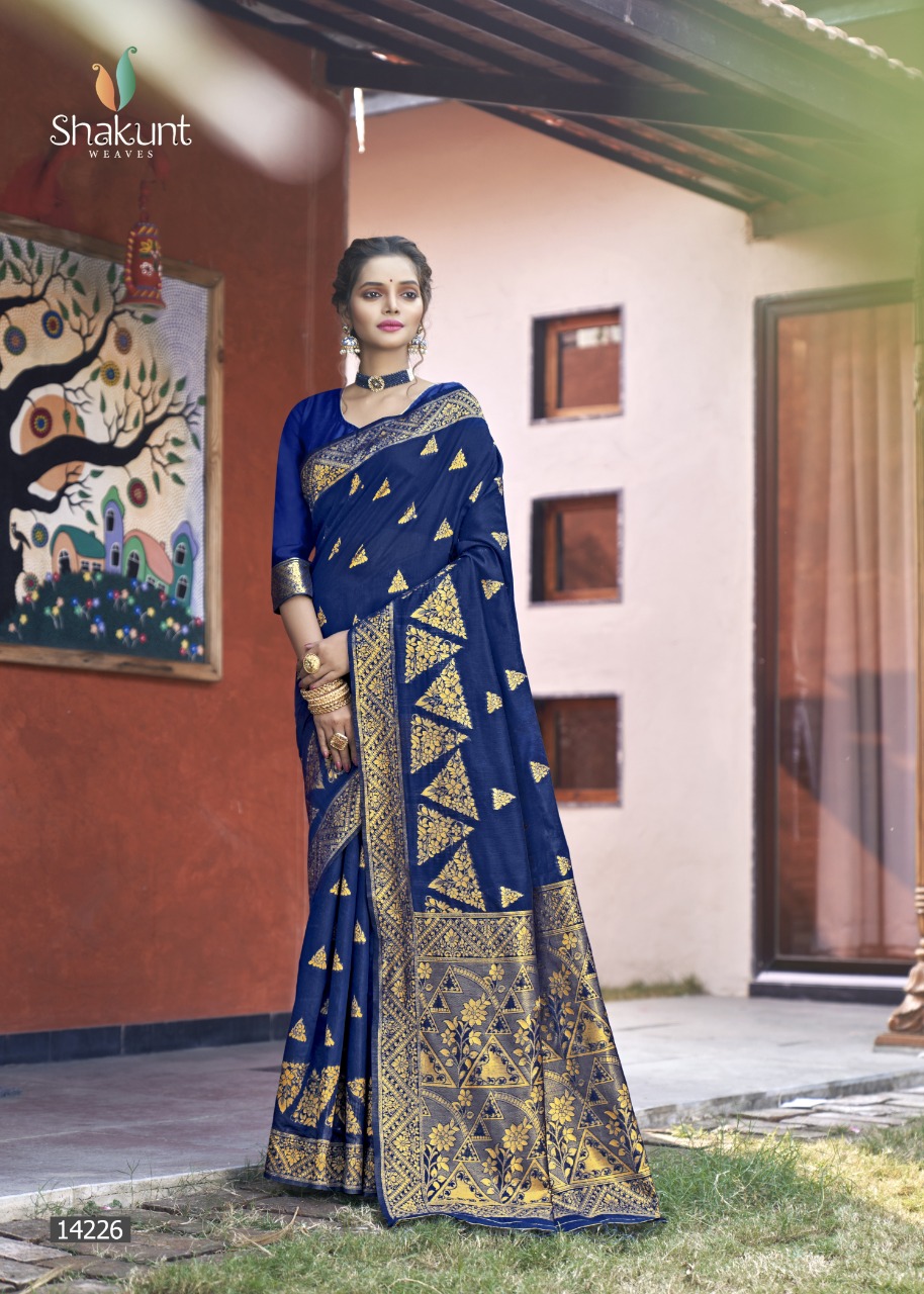 shakunt weaves mandakini cotton elegant saree catalog