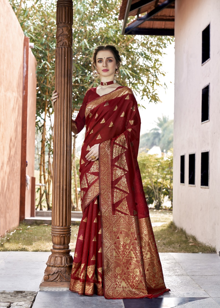 shakunt weaves mandakini cotton elegant saree catalog