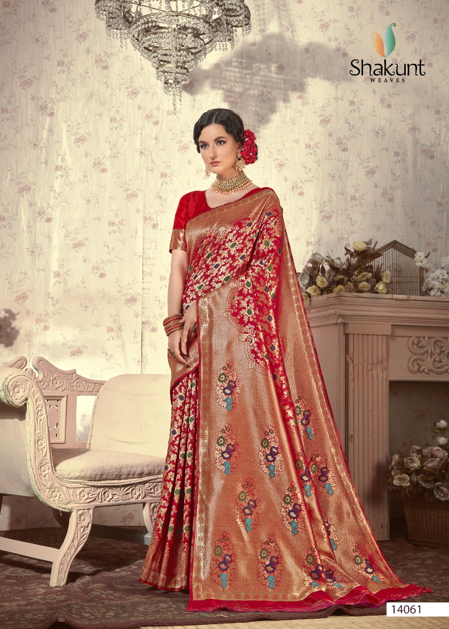 shakunt weaves rajkanya silk astonishing saree catalog