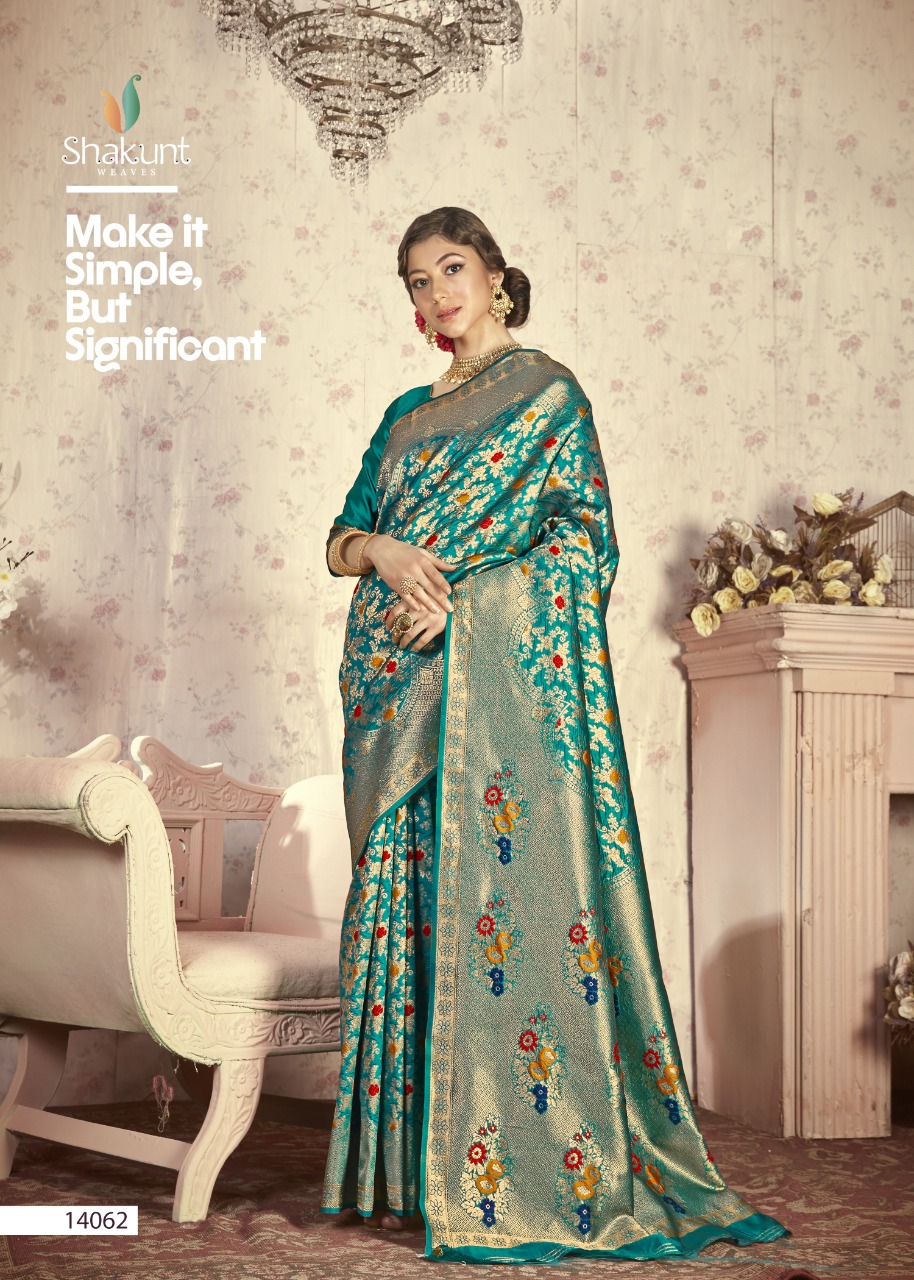 shakunt weaves rajkanya silk astonishing saree catalog