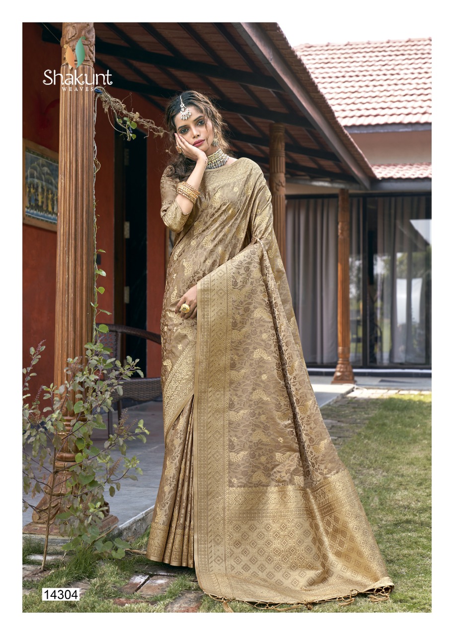 shakunt weaves sks fancy 1038 silk attractive look saree catalog