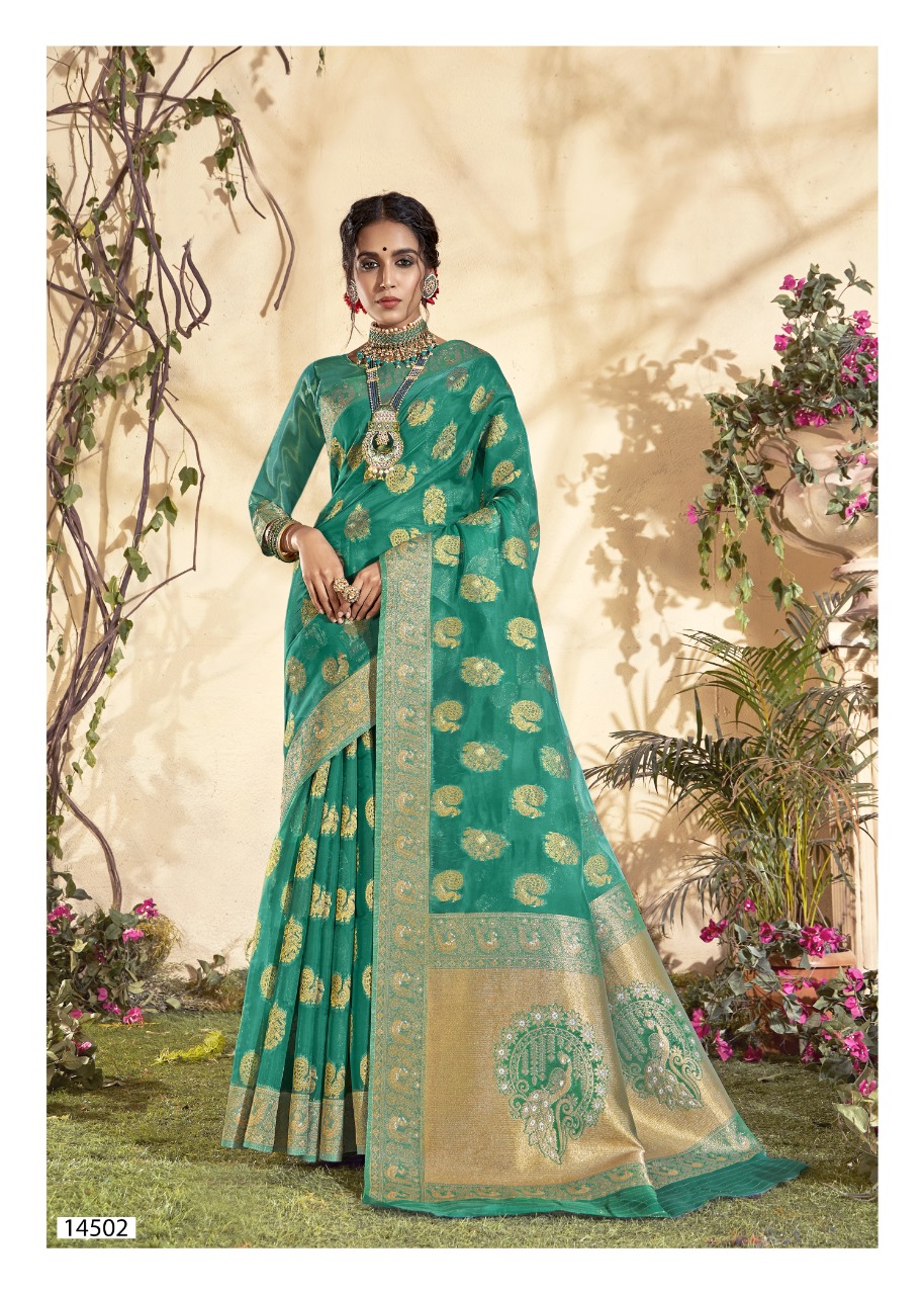 shakunt weaves SKS ORG 542 organza gorgeous saree catalog