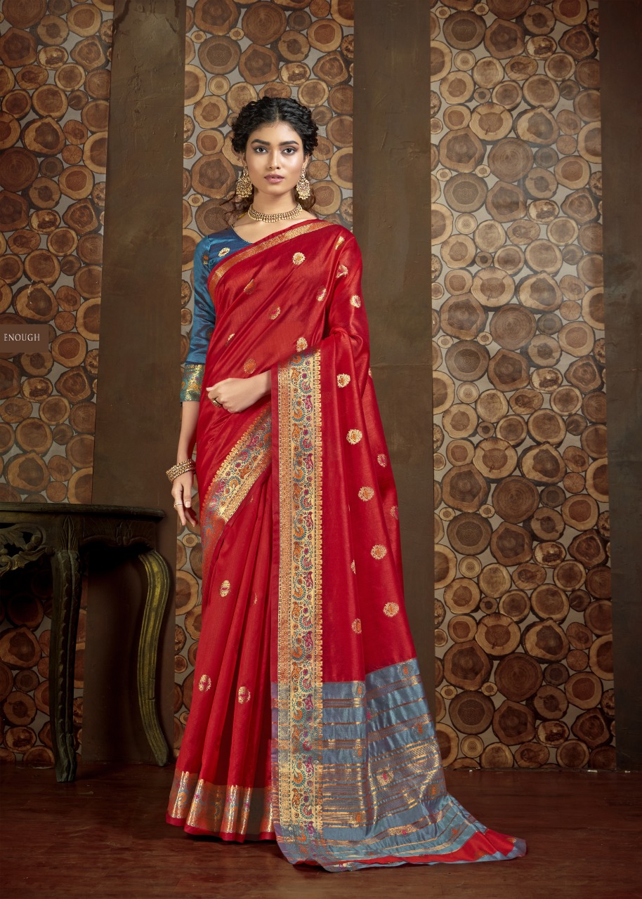 shakunt weaves yanshika cotton catchy look saree catalog