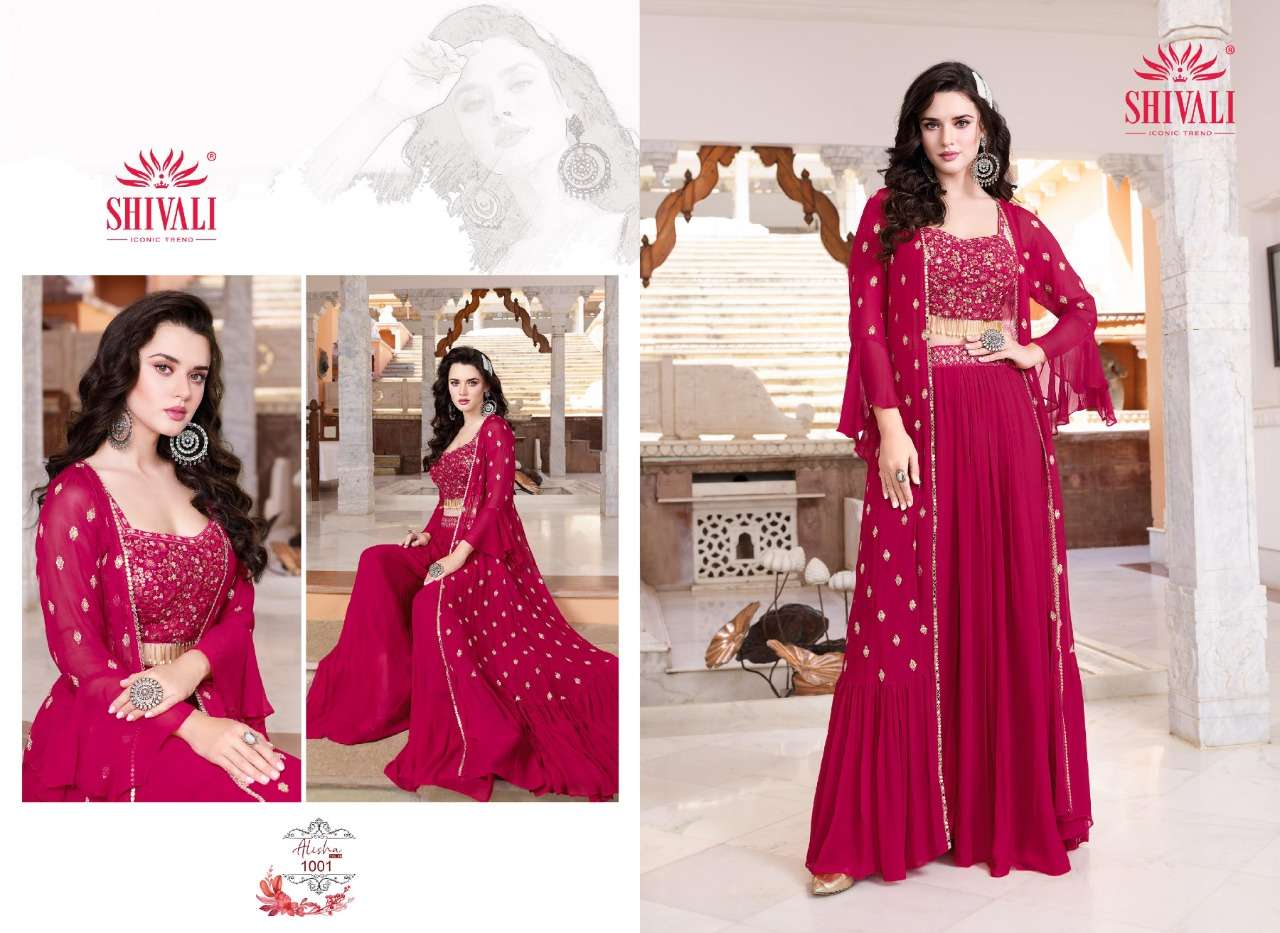 shivali alisha vol 10 fancy innovative style crop to with jacket catalog