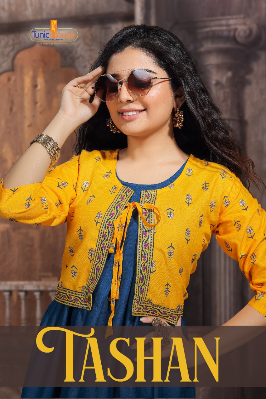 tunic house tashan rayon attrective look kurti catalog