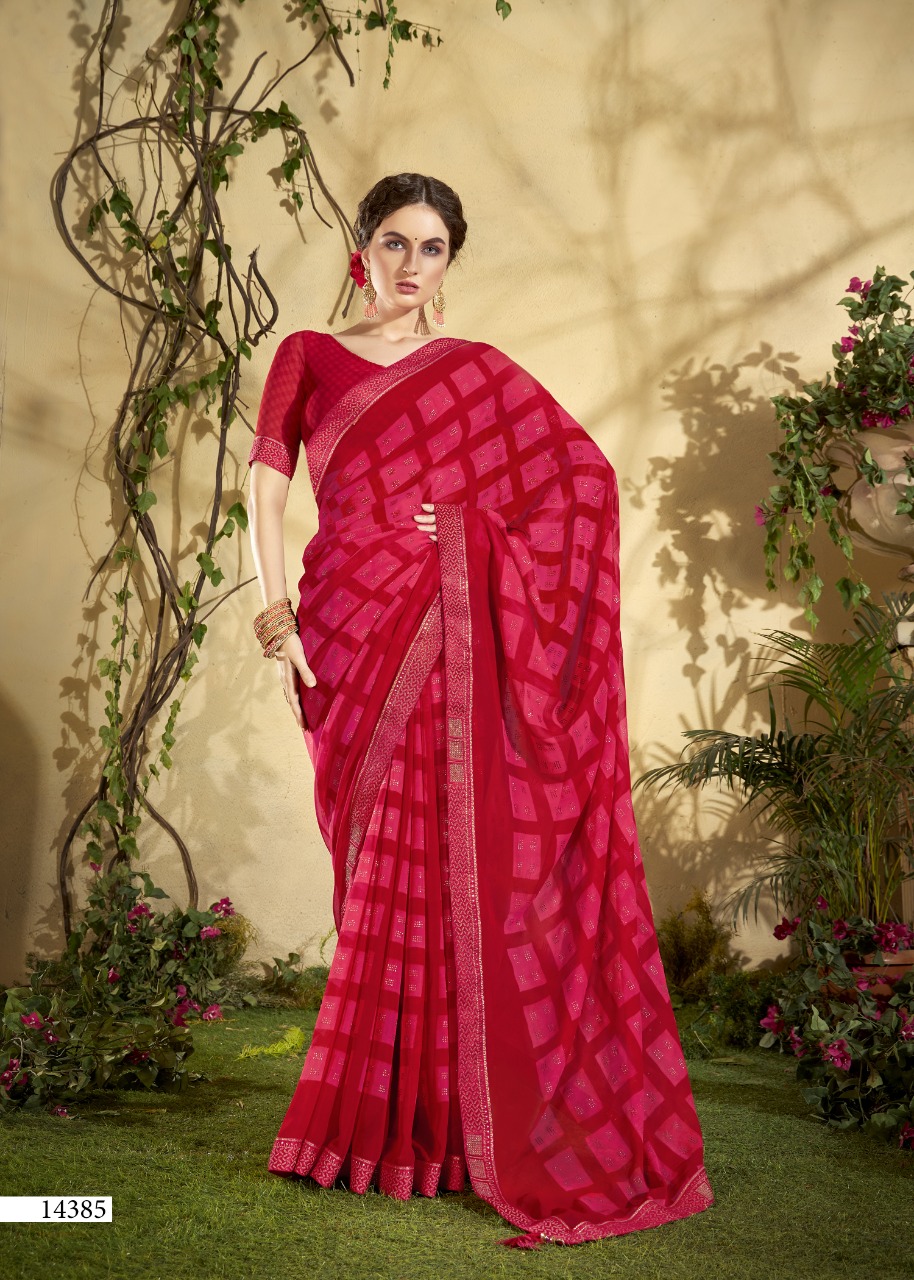 vallabhi print gulbahar weighless attractive print saree catalog