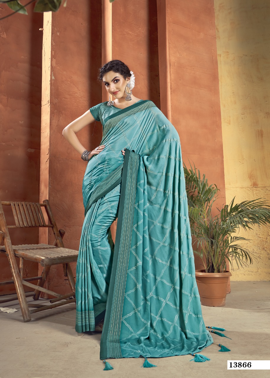 vallabhi print rajlaxmi silk graceful look saree catalog