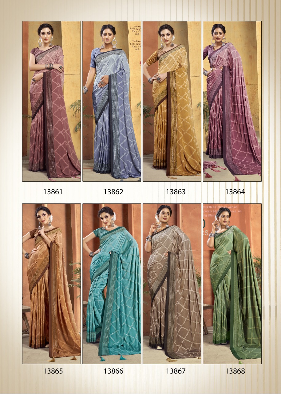 vallabhi print rajlaxmi silk graceful look saree catalog