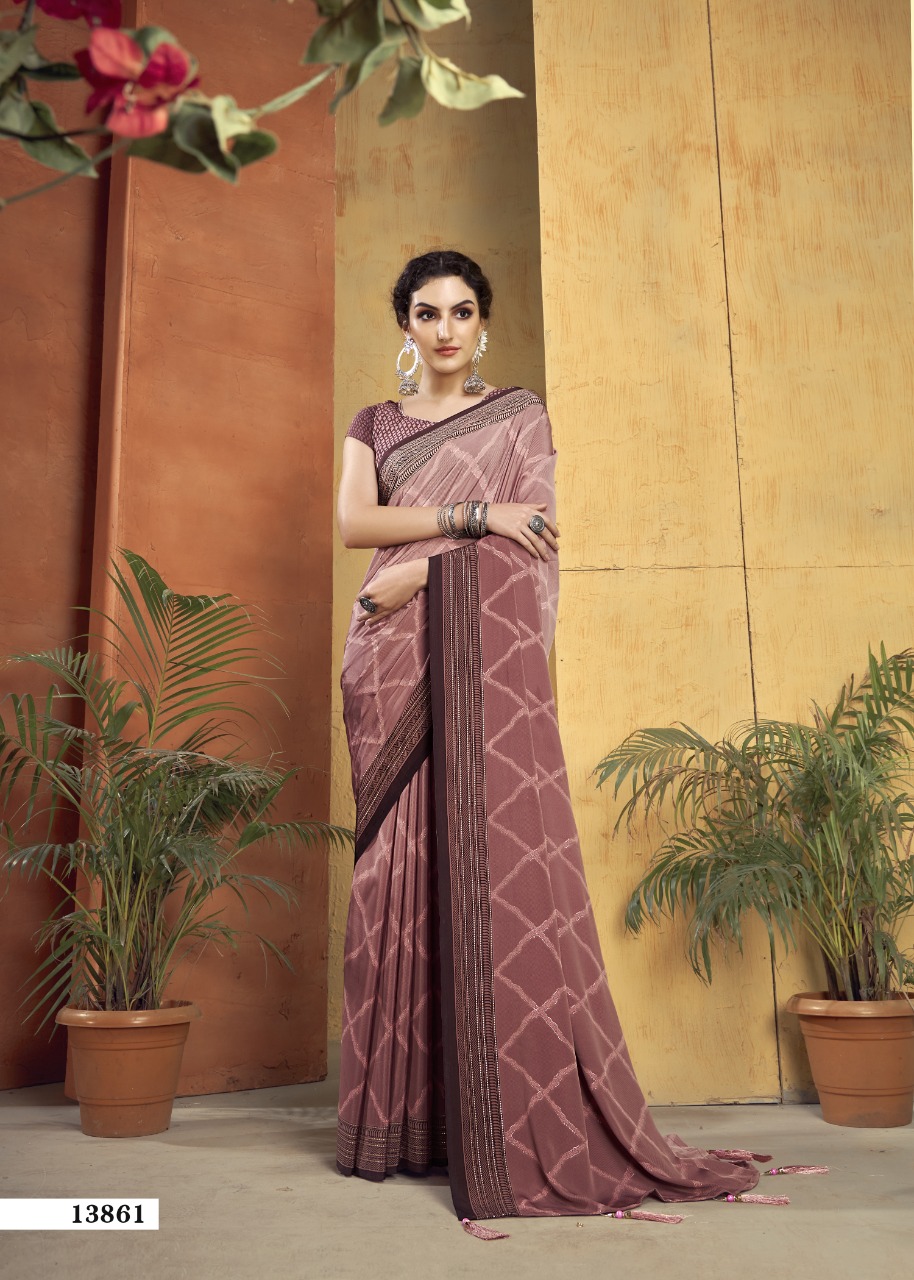 vallabhi print rajlaxmi silk graceful look saree catalog