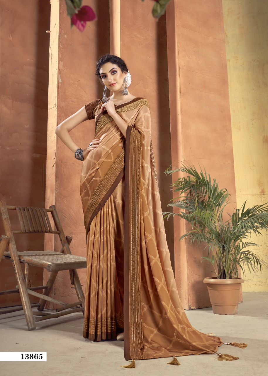 vallabhi print rajlaxmi silk graceful look saree catalog