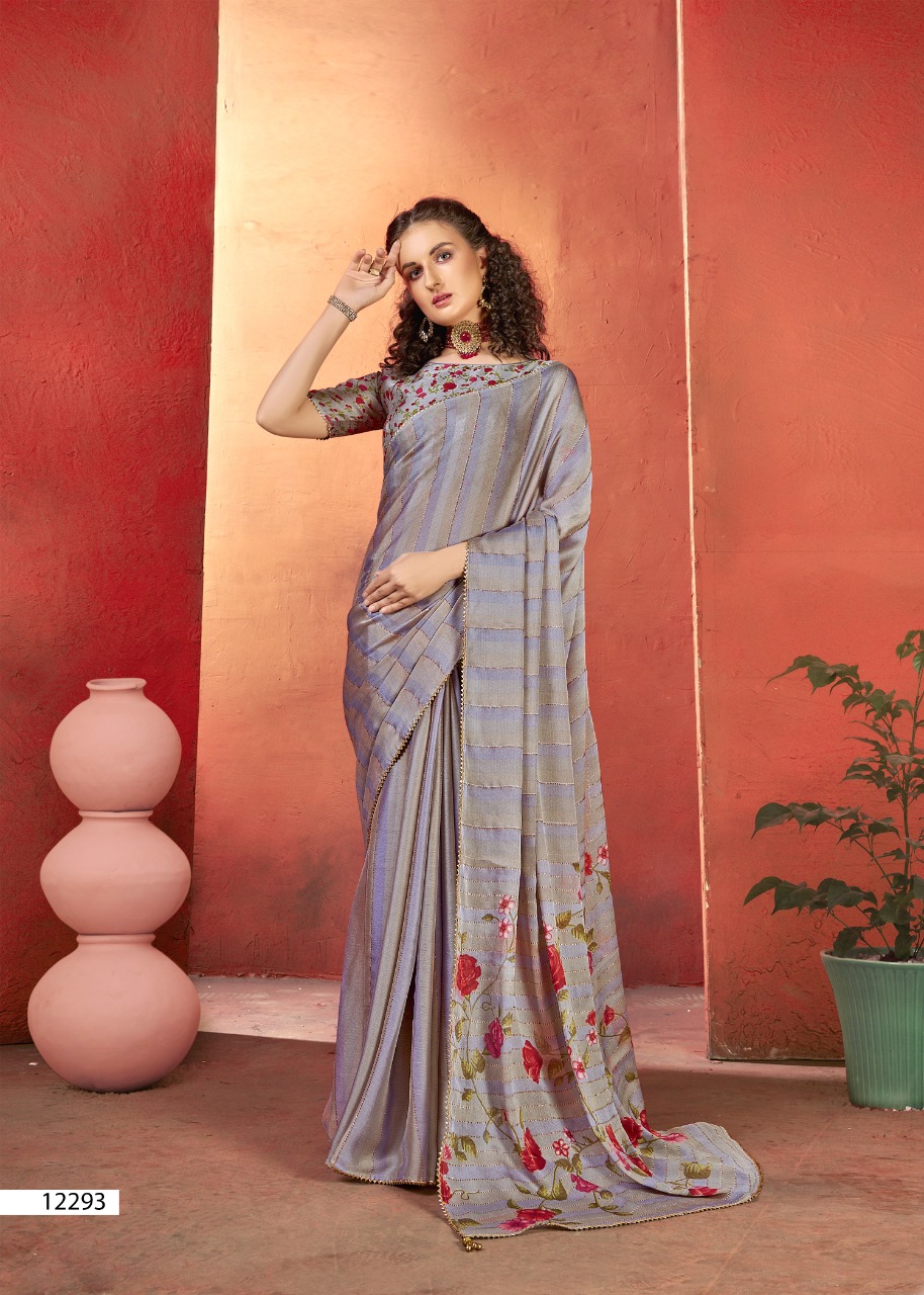 vallabhi print shandaar chiffon print astonishing saree catalog