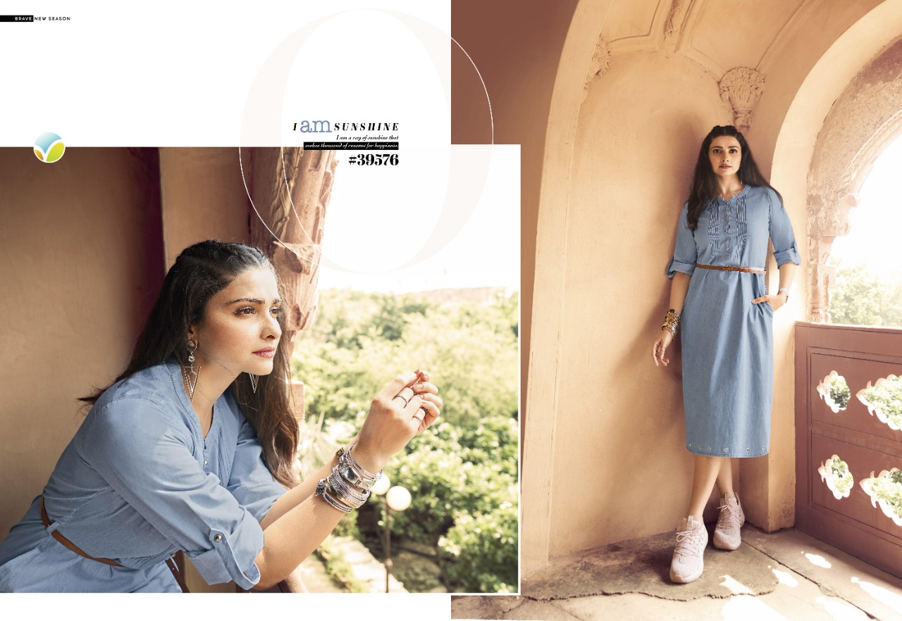 vinay fashion Tumbaa denim denim  regal look kurti catalog