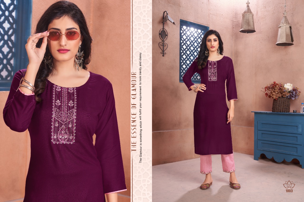 vitara fashion lotus 2 rayon catchy look kurti catalog