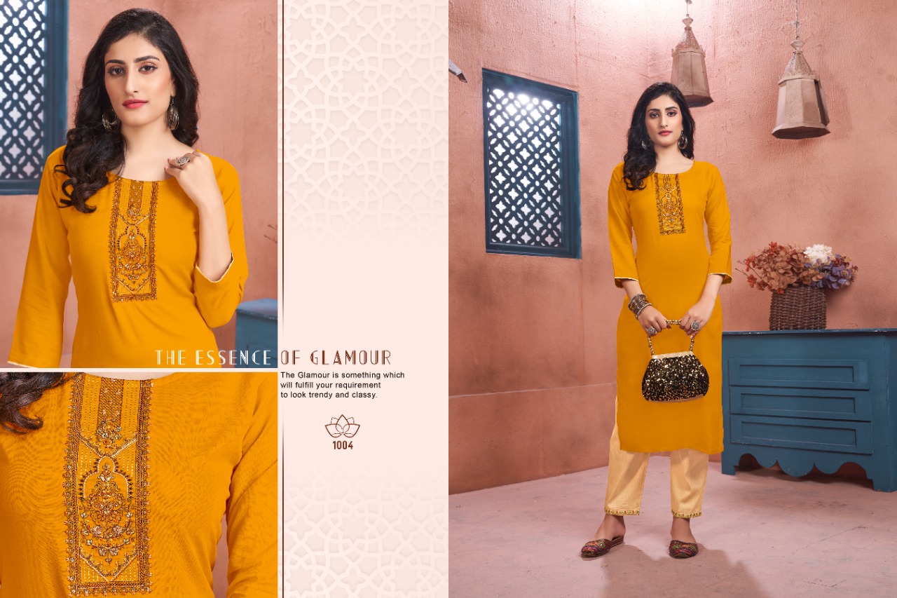 vitara fashion lotus 2 rayon catchy look kurti catalog