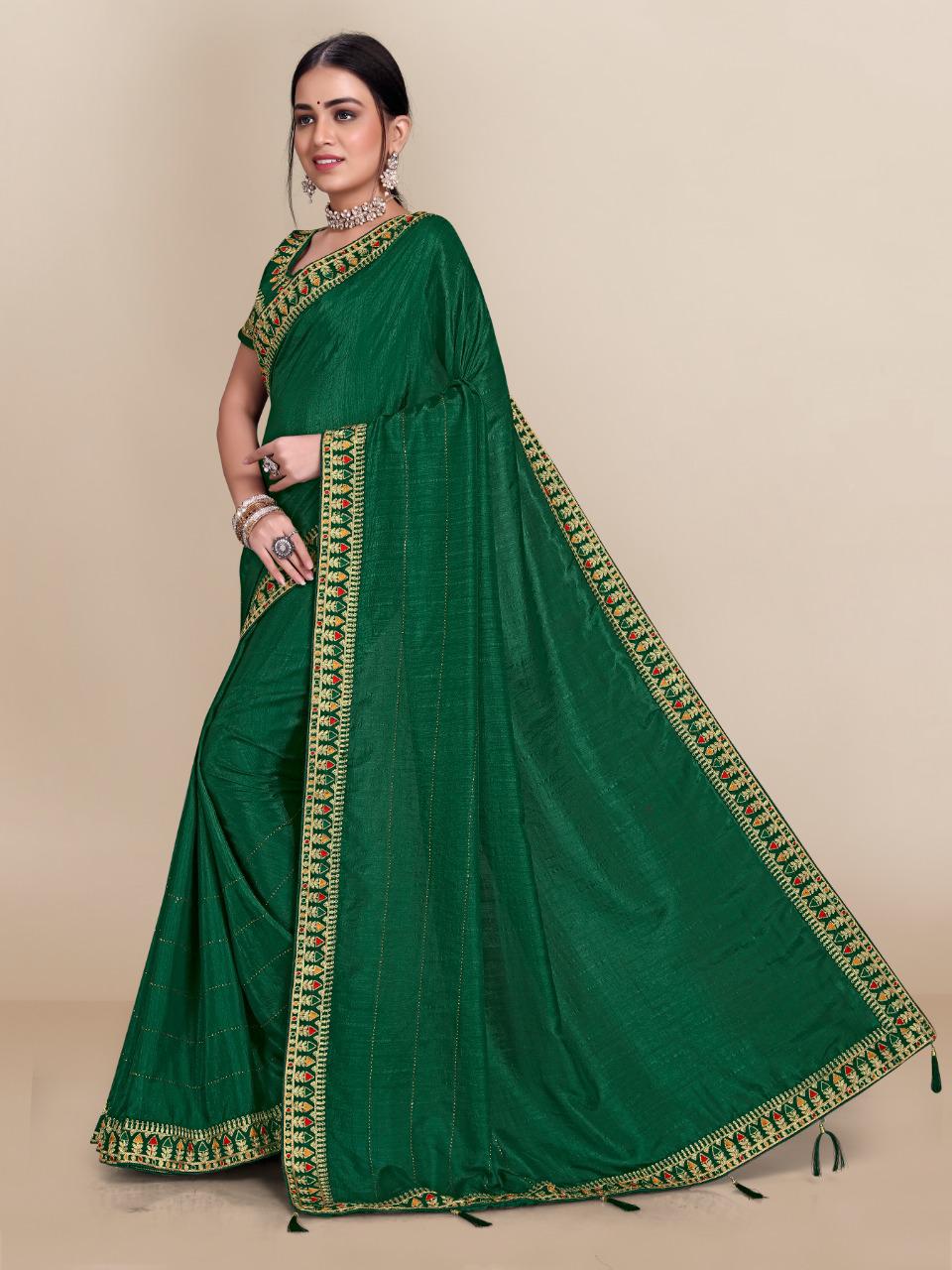 vivera international Antra2 Sarees vichitra silk elegant saree catalog