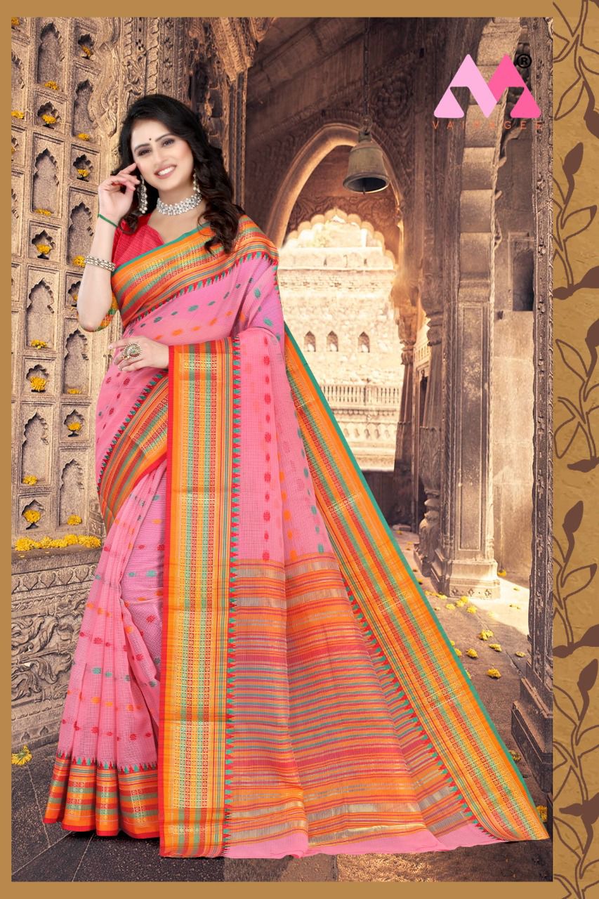 vivera international Kanaiya Sarees doriya cotton elegant saree catalog