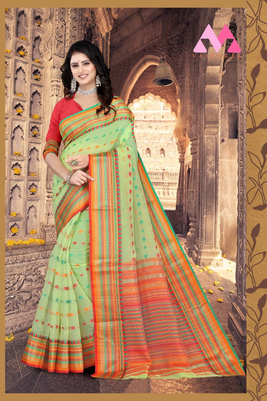 vivera international Kanaiya Sarees doriya cotton elegant saree catalog