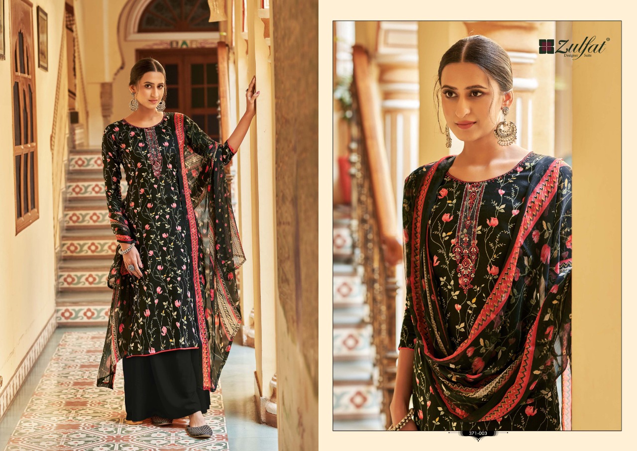 zulfat designer suit natasha jam cotton astonishing look salwar suit catalog