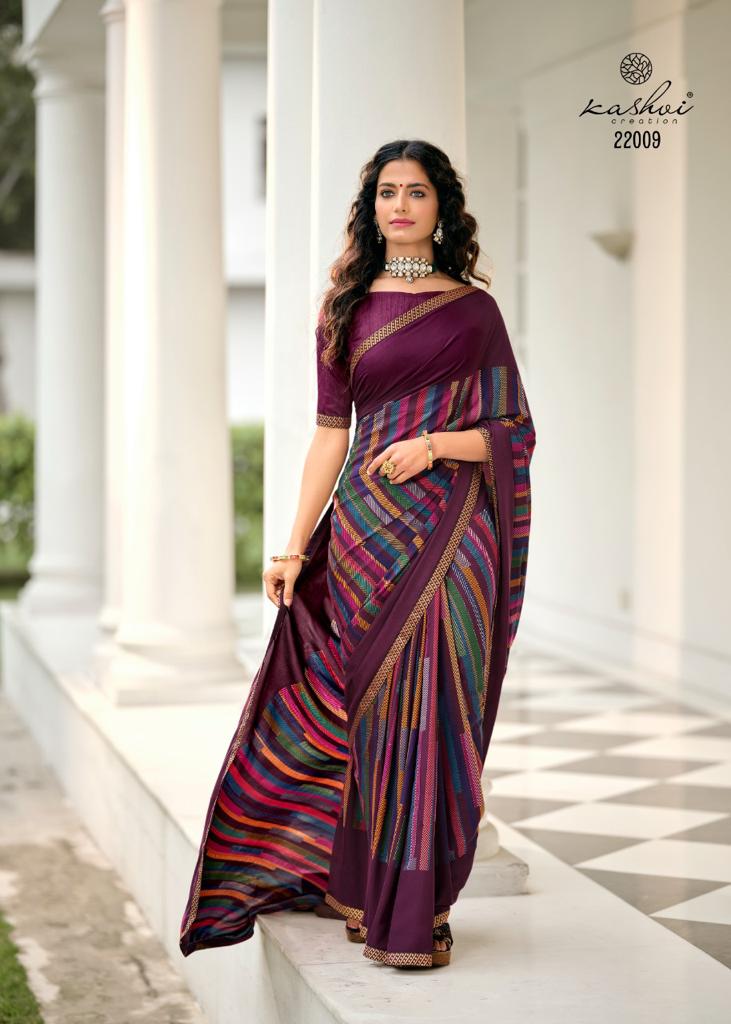 lt saree kashvi creation ansh vol 3 beautifull print saree catalog